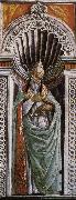 Sandro Botticelli Saint Hickes chart Si two th Spain oil painting artist